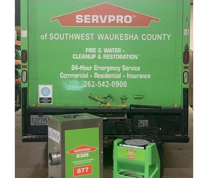 picture of a Servpro desiccant