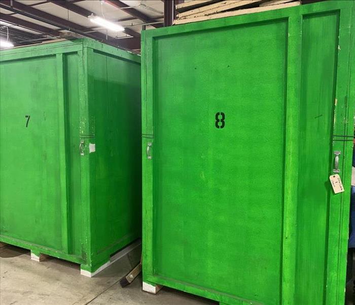Indoor Storage Crates Used by SERPRO of SW Waukesha County